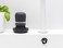 Brabantia SinkSide Soap Dispensing Dish Brush, Dark Grey, Refillable Washing-Up Brush with Soap Reservoir, Storage Stand, Replaceable Bristles, One Size