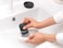 Brabantia SinkSide Soap Dispensing Dish Brush, Dark Grey, Refillable Washing-Up Brush with Soap Reservoir, Storage Stand, Replaceable Bristles, One Size