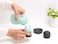 Brabantia SinkSide Soap Dispensing Dish Brush, Dark Grey, Refillable Washing-Up Brush with Soap Reservoir, Storage Stand, Replaceable Bristles, One Size