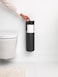 Brabantia MindSet Toilet Roll Dispenser Mineral Infinite Grey, Holds 2 Spare Rolls, Smart Lift System, Wall-Mount or Freestanding Bathroom Toilet Paper Storage