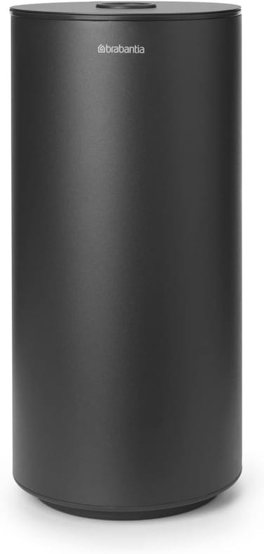 Brabantia MindSet Toilet Roll Dispenser Mineral Infinite Grey, Holds 2 Spare Rolls, Smart Lift System, Wall-Mount or Freestanding Bathroom Toilet Paper Storage