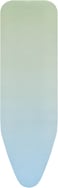Brabantia Ironing Board Cover B Top Layer with 2 mm Foam, Soothing Sea, 124 x 38 cm