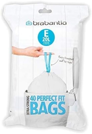 Brabantia Bin Liner Size E 20L  40 Bags