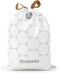 Brabantia PerfectFit Bin Liners Size X, 10-12 Litre, White, 40 Bags