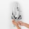 Brabantia 385742 Wall-Mounted Iron Rest and Ironing Board Holder Grey, Heat-Resistant Storage Hook for Iron and Board