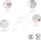 Brabantia HangOn Drying Rack, 15m, Metallic Grey, Foldable Clothes Airer with Adjustable Wings, 4 Hanger Hooks, Transport Lock &amp; Child Lock