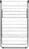 Brabantia HangOn Drying Rack, 25m, Metallic Grey, Foldable Clothes Airer with Adjustable Wings, 8 Hanger Hooks, Transport Lock &amp; Child Lock