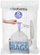 Brabantia PerfectFit Bin Liners Size D (15&ndash;20 Litre) &ndash; 120 Bags &ndash; 
Strong Trash Bags with Tie Tape, White