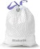 Brabantia PerfectFit Bin Liners Size D (15&ndash;20 Litre) &ndash; 120 Bags &ndash; 
Strong Trash Bags with Tie Tape, White