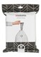 Brabantia PerfectFit Bin Liners Size M (60 Litre) &ndash; 40 Bags, 
Thick Plastic Trash Bags with Tie Tape Handles, White