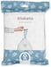 Brabantia PerfectFit Trash Bags Size O, 30L, 40 Bags, White