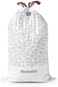 Brabantia PerfectFit Bin Liners Size L, 40-45L, 20 Bags, White