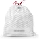 Brabantia Bin Liners Size J, 20-25L, 60 Bags, White