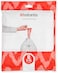 Brabantia PerfectFit Bin Liners Size B, 5-7L, 40 Bags, White