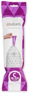 Brabantia Bin Liners Size C, 10-12L, 40 Bags, White