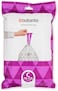 Brabantia Bin Liners Size C, 10-12L, 40 Bags, White