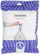 Brabantia PerfectFit Bin Liners Size D, 15-20L, 40 Bags, White