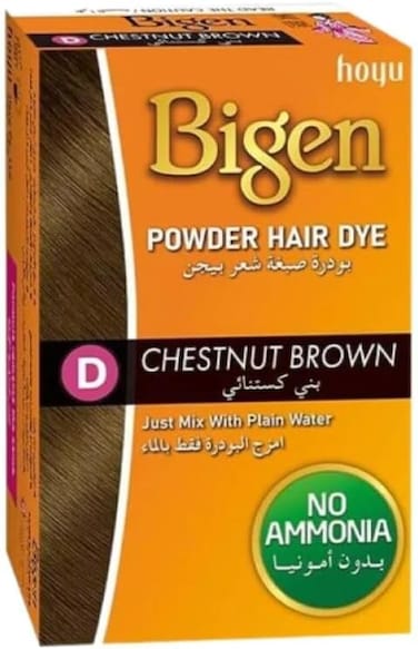 Bigen Powder Hair Dye, Chestnut Brown D, 6g