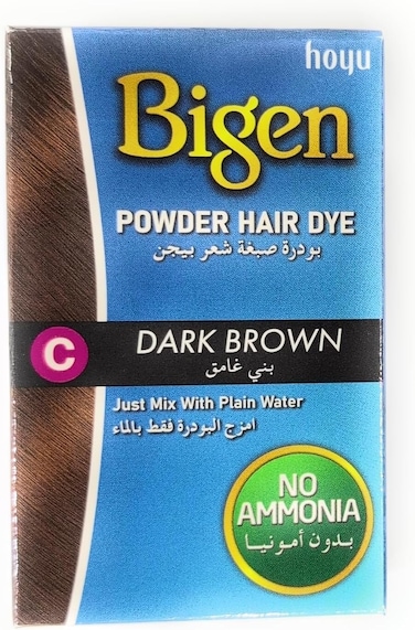 Bigen Powder Hair Dye, Dark Brown C, 6g