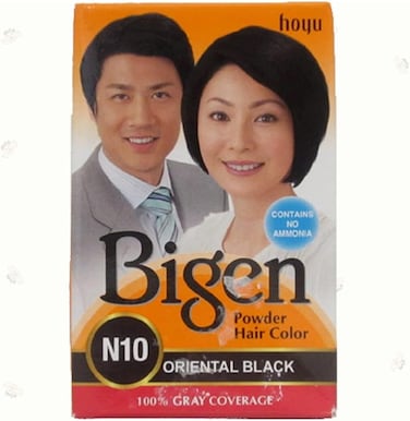 Bigen Powder Hair Color, Oriental Black N10, 6g