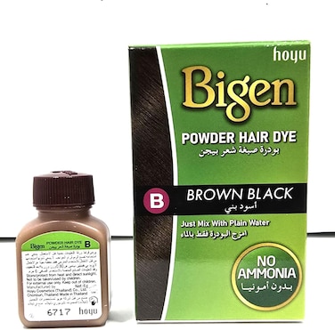Bigen Powder Hair Dye, Brown Black B, 6g