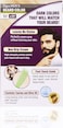 Bigen Men&rsquo;s Beard Color B101 Natural Black, 40g, Pack of 2