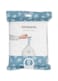 Brabantia PerfectFit Trash Bags Size O (30 Litre) &ndash; 40 Bags,
 Thick Plastic Bin Liners with Drawstring Handles, White