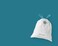 Brabantia PerfectFit Bin Liners Multipack Size W (5 Litre) &ndash; 200 Bags, Thick Plastic Trash Bags with Tie Tape Drawstring Handles, White