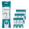 Brabantia PerfectFit Bin Liners Multipack Size W (5 Litre) &ndash; 200 Bags, Thick Plastic Trash Bags with Tie Tape Drawstring Handles, White