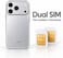 Modio MB17 Mini Smartphone, 4-Inch Display, Android 15, Face Unlock, Dual SIM, 4GB RAM, 64GB Storage, 8MP Rear &amp; 5MP Front Camera, 2000mAh Battery, Compact Design (Silver