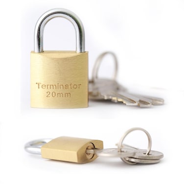 Terminator Brass Pad Lock (20mm) Replacement Of TPL 7720