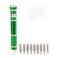 Terminator Screw Driver Set 9 in 1 (+&amp;-) Mixed Min Heads Detatchable With Pen Type Metal Handle