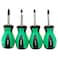 Terminator Screw Driver Set 4 Pcs, 2 Pcs Slotted (-) &amp; 2 Pcs Phillips (+)