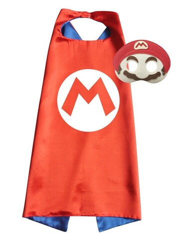 Superhero Costume Capes and Masks for Kids Boys Girls 3-10 Years - Cosplay Kids Costumes Double Side Capes Best Superhero Toys and Gifts 70cm*70cm