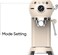 Radoco Retro Style Coffee Maker - Cream