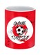 Tunisia Printed Ceramic Mug Red/White/Black