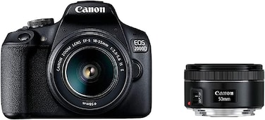 Canon EOS 2000D 18 55 IS + EF50MM 1.8 STM
