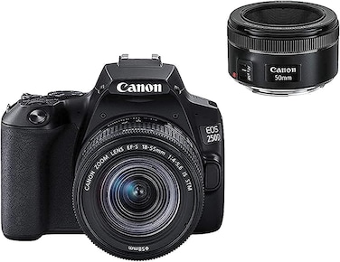 كانون EOS 250D BK 18 55 IS STM وEF50MM 1.8 STM