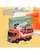 The Toys Home Licensed Scania Official Rescue Tow Truck 1:64 Scale &ndash; Friction Powered Push &amp; Go Recovery Truck with 360&deg; Rotatable Crane Retractable Lifting Platform 10 Inch Kids Truck Toy Age 3+
