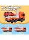 The Toys Home Licensed Scania Official Rescue Tow Truck 1:64 Scale &ndash; Friction Powered Push &amp; Go Recovery Truck with 360&deg; Rotatable Crane Retractable Lifting Platform 10 Inch Kids Truck Toy Age 3+