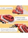 The Toys Home Licensed Scania Official Rescue Tow Truck 1:64 Scale &ndash; Friction Powered Push &amp; Go Recovery Truck with 360&deg; Rotatable Crane Retractable Lifting Platform 10 Inch Kids Truck Toy Age 3+