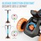 Berg Nexo Foldable Scooter with LED Leo Deck Blue For Kids Ages 2 To 12 Lightweight Adjustable 3-Wheel Kick Scooter with Foldable Frame and Light-Up Wheels For Indoor and Outdoor Play