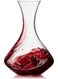 Crystal Wine Decanter 1700ml, Premium Lead-Free Crystal Red &amp; White Wine Carafe, Elegant Aerating Decanter for Home Bar, Dining &amp; Gifting