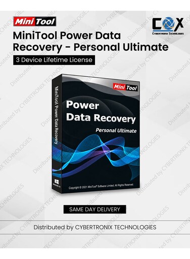 MiniTool Power Data Recovery Personal Ultimate   3 Devices for Lifetime   Digital License