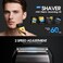 DSP 4-in-1 Men's Grooming Kit, Manscape Adjustable Beard Trimmer, Body Trimmer, Nose Hair Trimmer &amp; Foil Shaver, IPX7 Waterproof, LED Display, Cordless for Face &amp; Body, for Home, Gift for Men