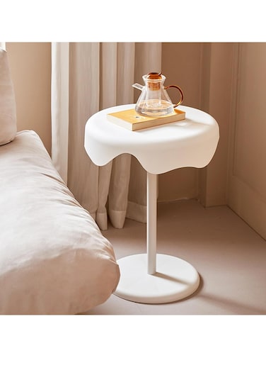 Home Side Tables For Small Spaces Sofa Side Table Small Coffee Table Movable Waterproof End Tables For Living Room Bedroom Balcony Office Ice Cream Shelf
