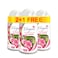 Elegant Automatic Spray REFILL &ndash; Moroccan Rose &ndash; 250ML &ndash; Pack of 3, Triple Pack (250ML x 3 Pcs) &ndash; Air Freshener REFILL for Home And Bathroom, Made With ESSENTIAL OILS