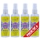 Elegant Mosquito &amp; Tick Repellant Spray &ndash; 100ML &ndash; Pack of 4 &ndash; LAVENDER Extract &ndash; DEET base &ndash; Tick, Insect &amp; Mosquito Repellant   8H Protection, Protect &amp; Shield Spray   NOT FOR KIDS, Anti-bug Spray