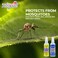 Elegant Natural Mosquito Repellant Spray &ndash; 100ML &ndash; Twin Pack (Pack of 2) &ndash; Herbal &amp; Deet Free &ndash; Protection from Mosquitoes &amp; Other Biting Insects, Protect &amp; Shield Spray   New &amp; Improved Formula