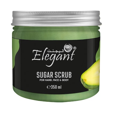 Elegant Nourishing Sugar Scrub &ndash; 350 gm &ndash; Sugar + Avocado &ndash; Paraben Free &amp; Cruelty Free